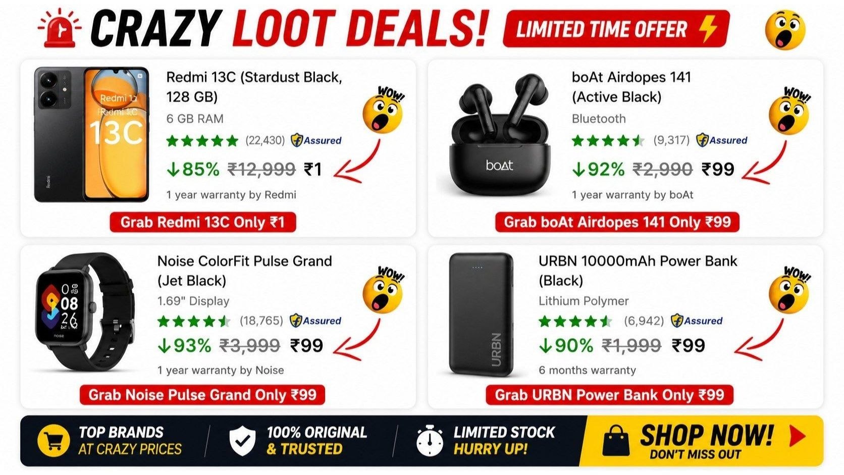 Aioloot Undr 99 Deals