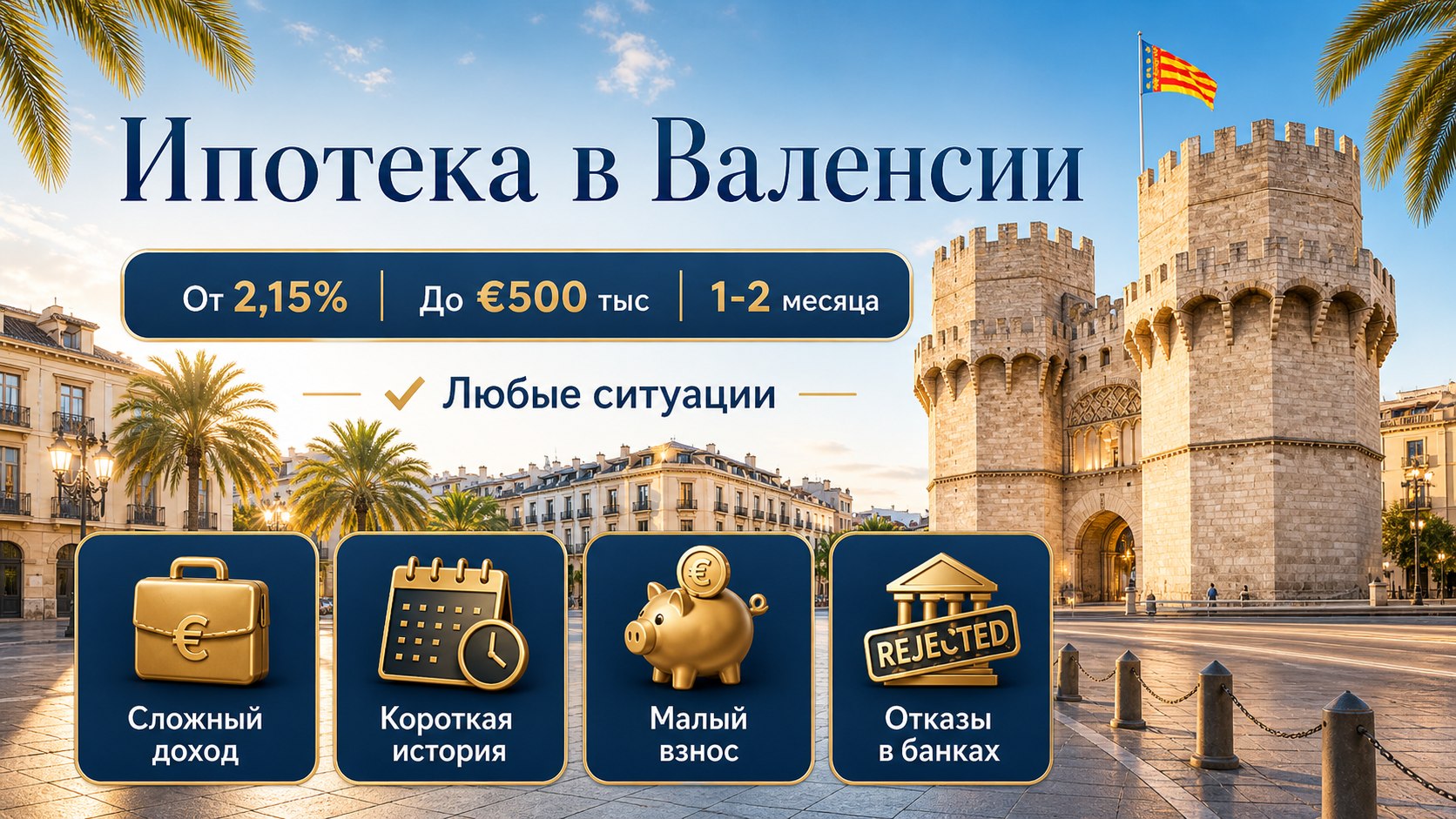 Ипотека, недвижимость и инвестиции в Валенсии