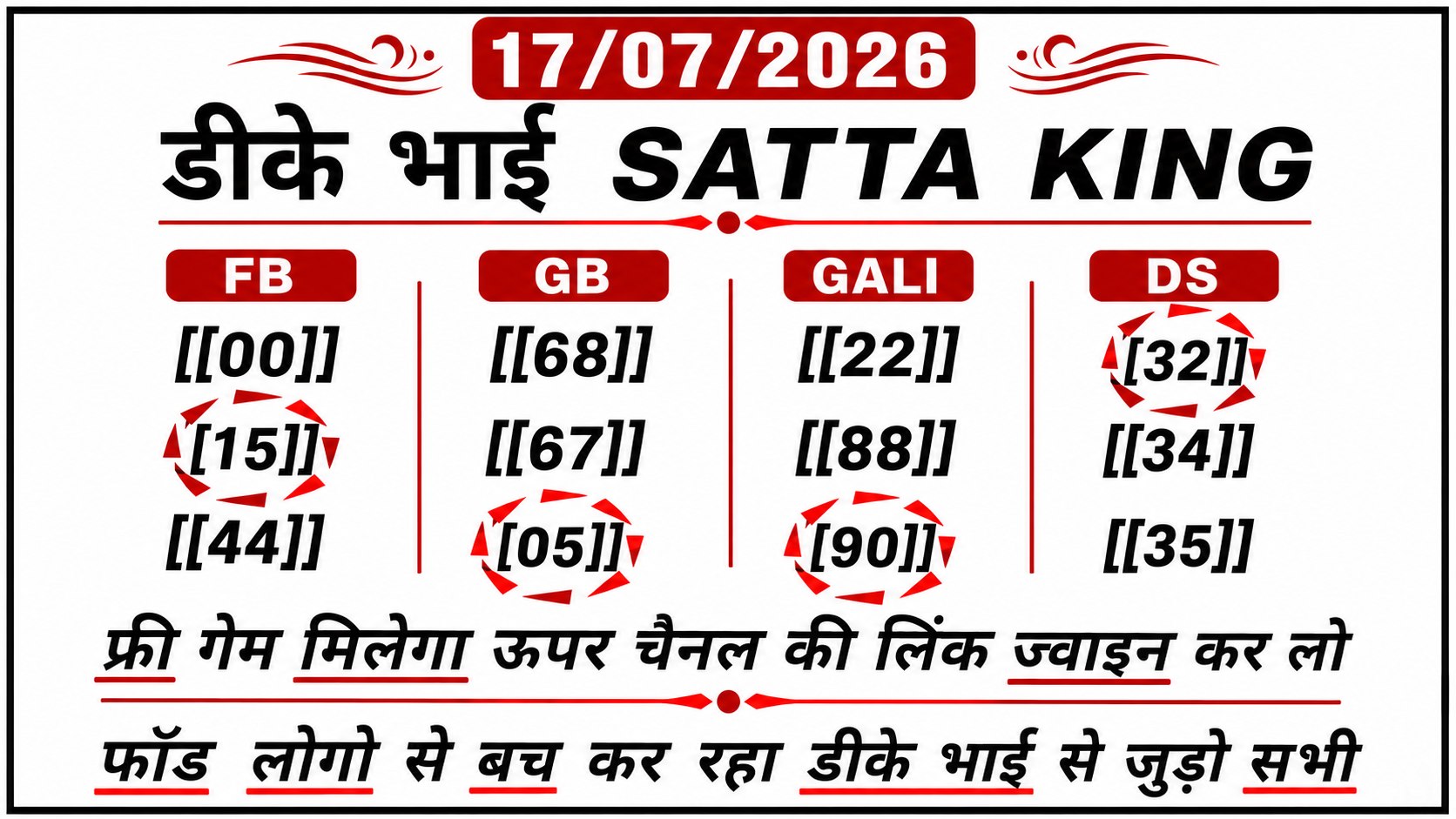 DK BHAI 1❤️ ( SATTA KING ) 👑💖