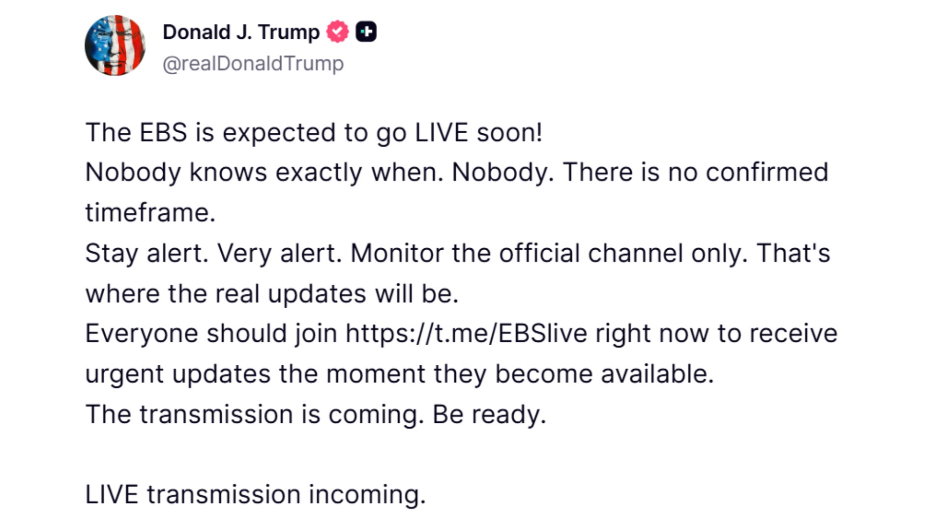 🚨EBS LIVE