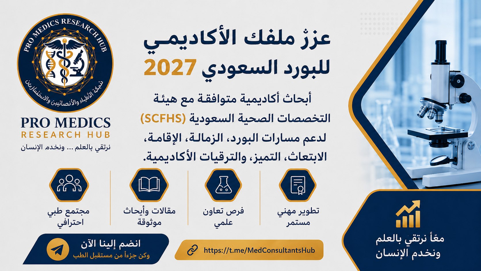 Pro Medics Research Hub | شبكة الأطباء والأخصائيين والاستشاريين