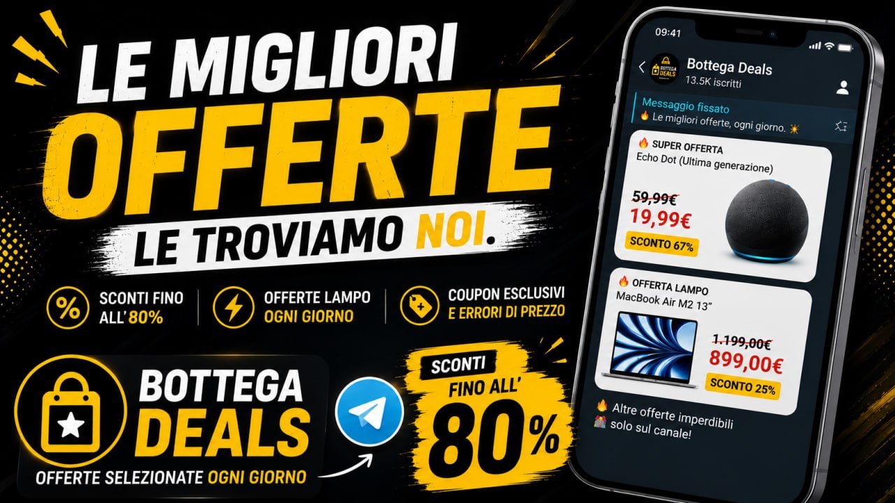 🤑 Bottega Deals | Offerte, Codici sconto e Risparmio quotidiano