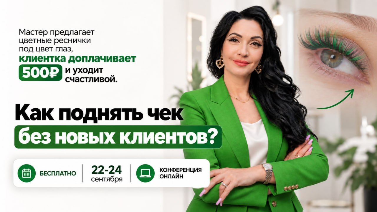 Бесплатная конференция 22-24 сентября