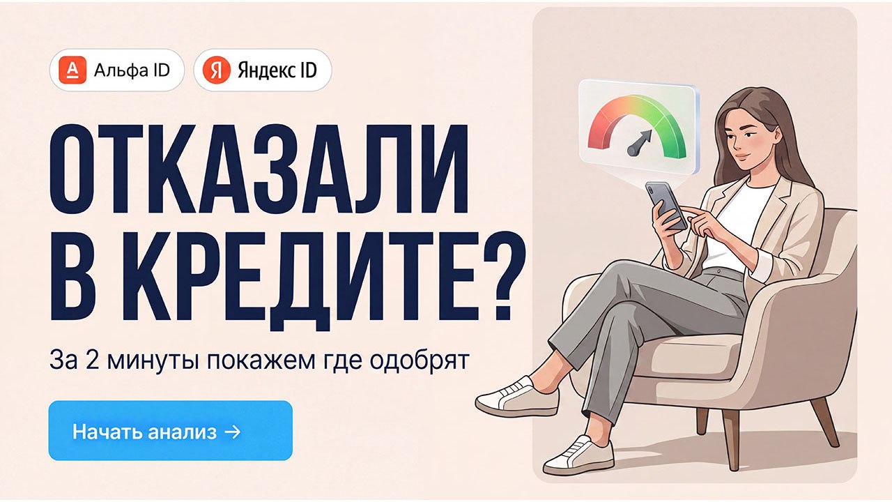 За 2 минуты подберем где одобрят