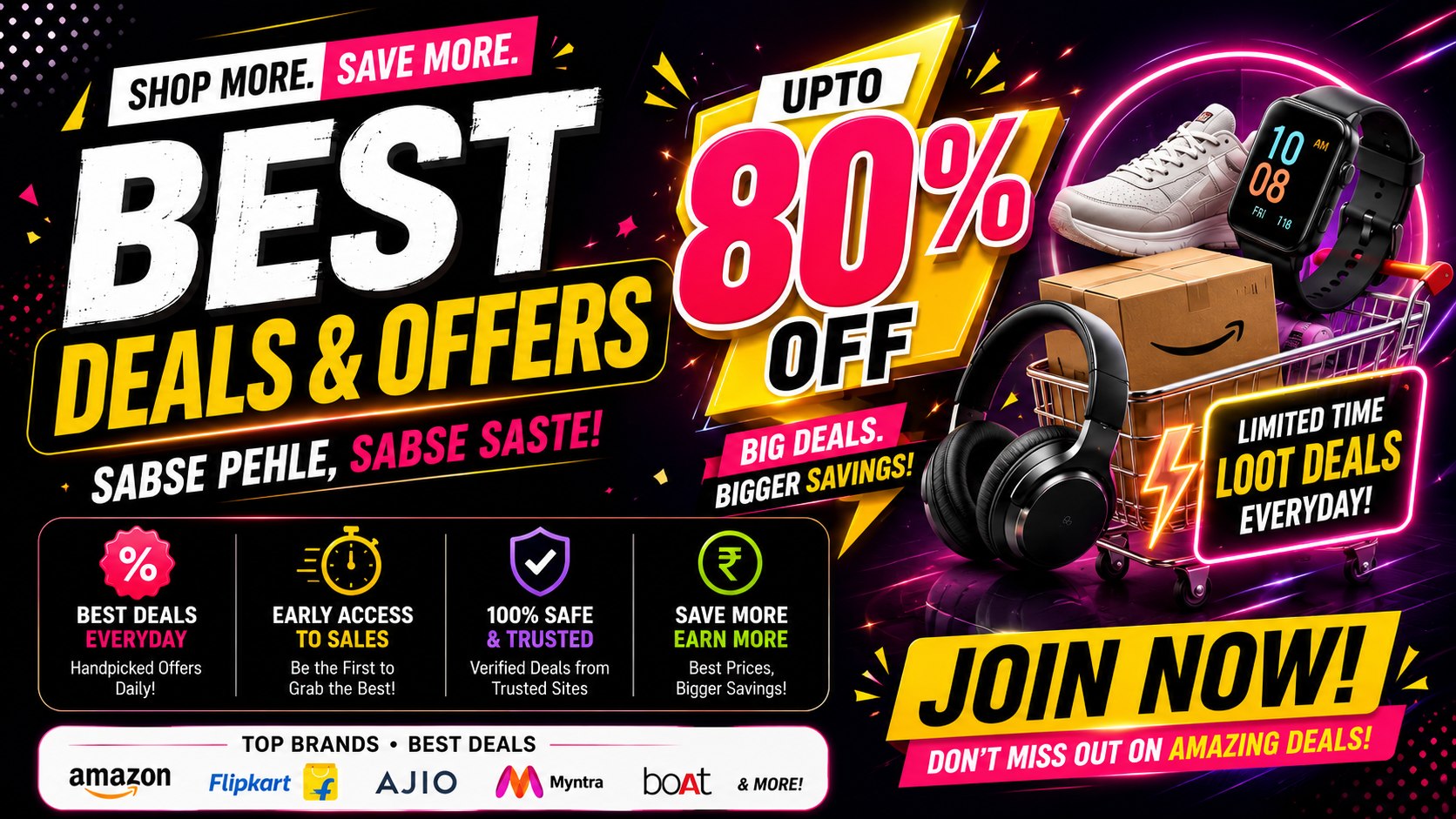 Shopping deals and offers