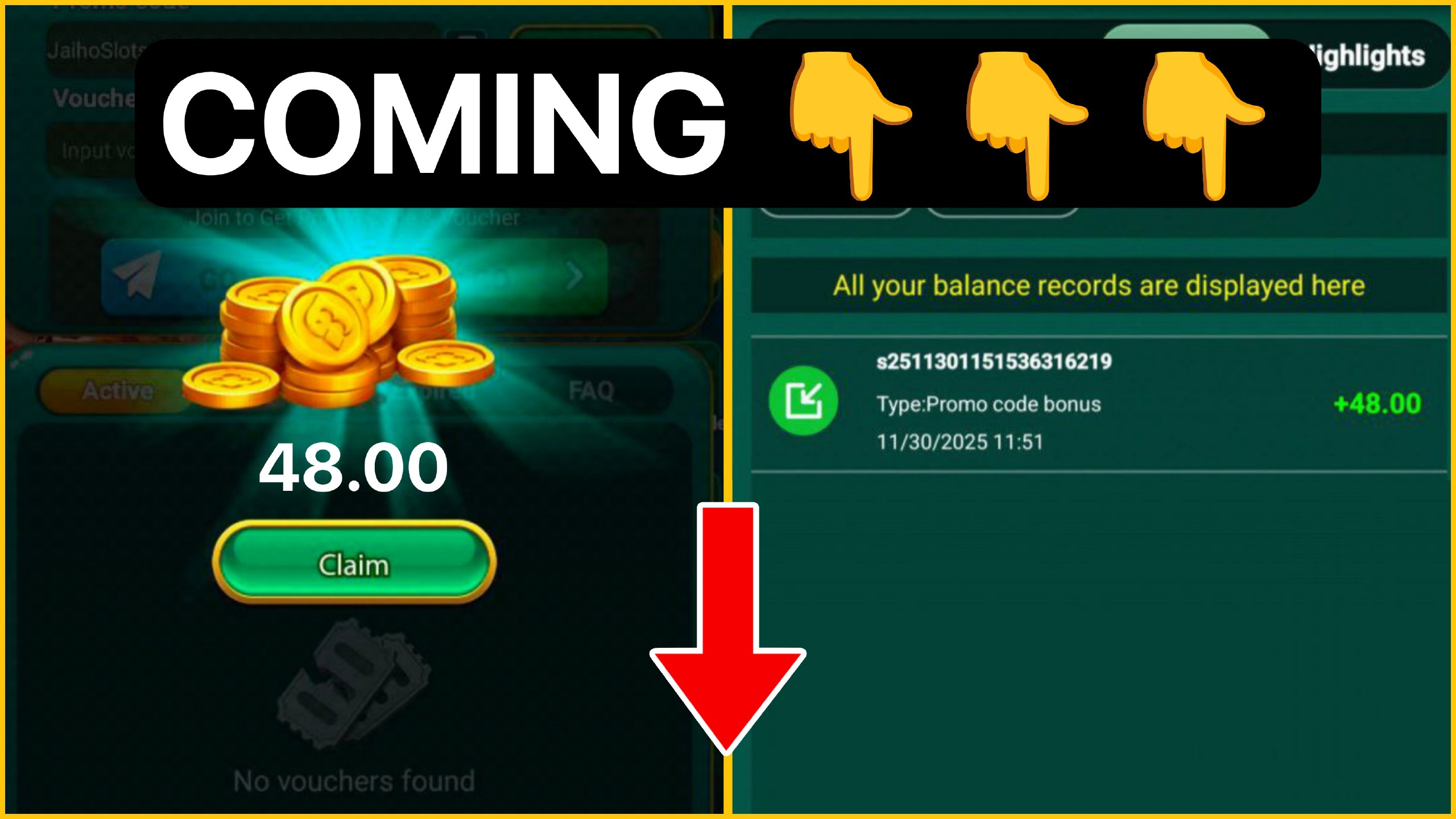 All Yono Big Codes