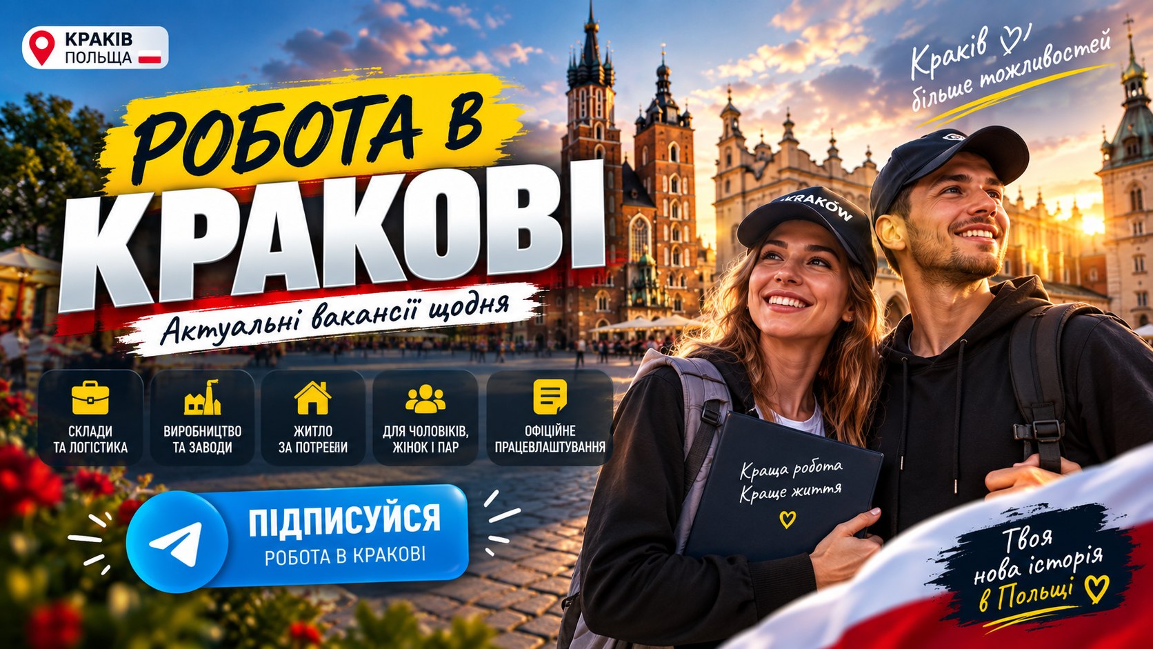 🇵🇱 Краков / Kraków — Работа и Вакансии