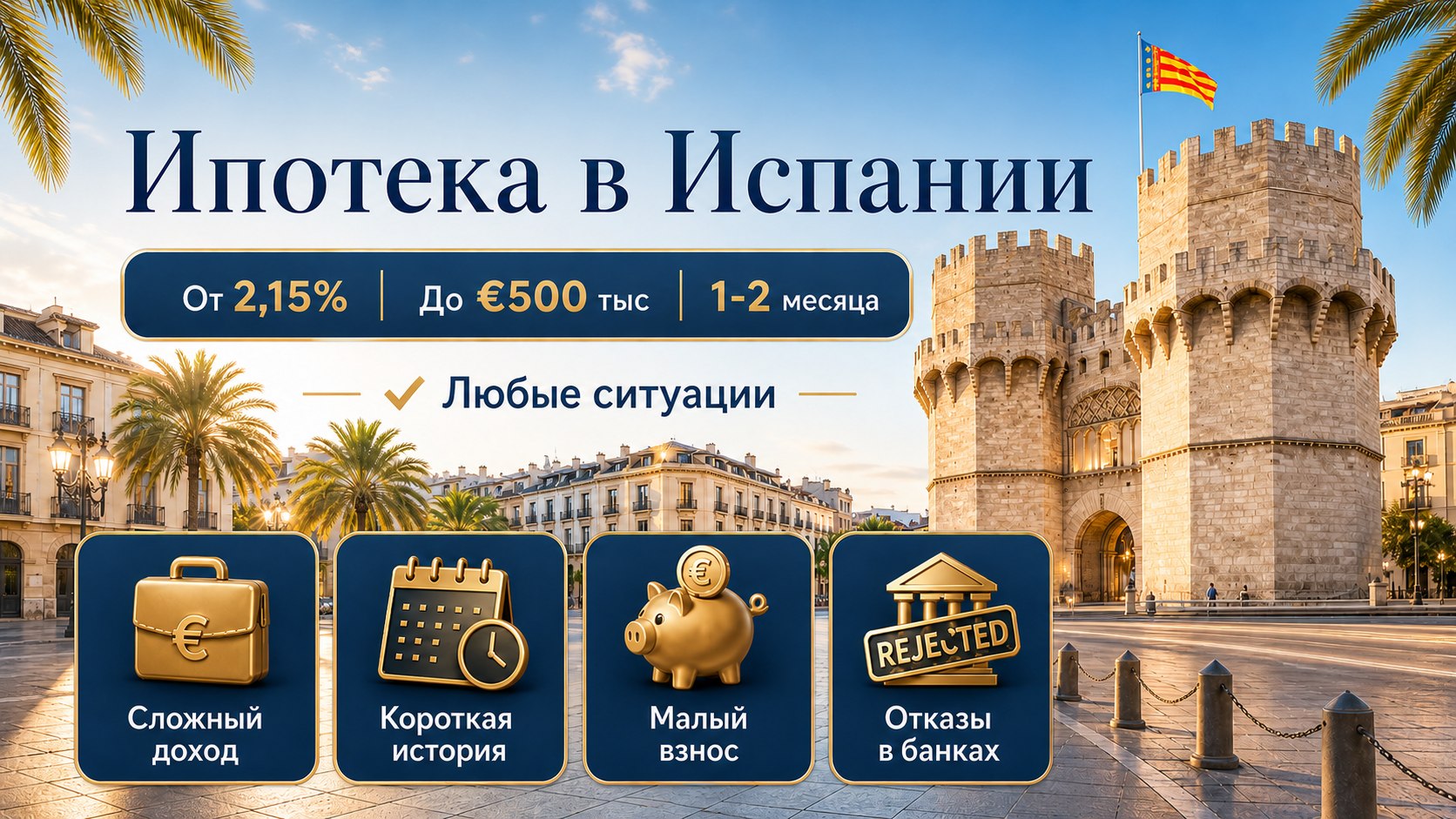 Ипотека, недвижимость и инвестиции в Испании