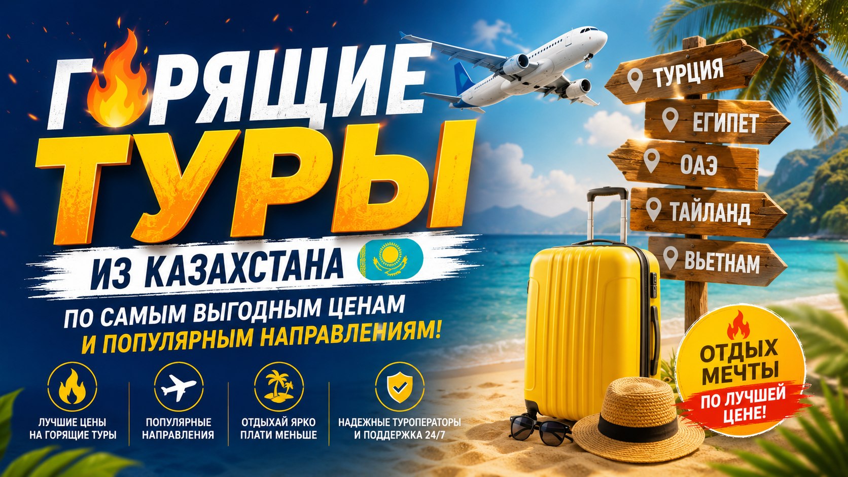 🌴 Caravan Tour | Туры из Казахстана в Турцию, Египет и ОАЭ